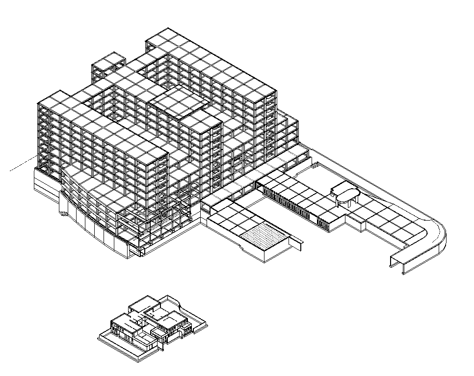 Coordinación BIM en Estructuras del Hospital Provincia Cordillera (119.000 m2)